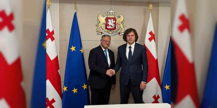 Itamar Ben Gvir se reúne con el primer ministro de Georgia y altos funcionarios