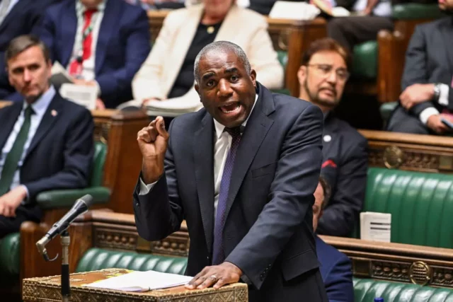 Reino Unido aparta a David Lammy del ministerio de Relaciones Exteriores