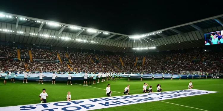 Niños de Gaza participarán en la ceremonia de la Supercopa de Europa