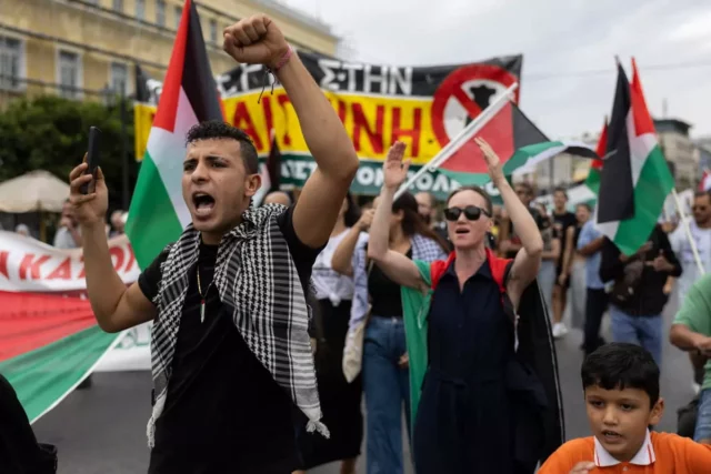 Grupos propalestinos en Grecia convocan “día de acción contra israelíes”
