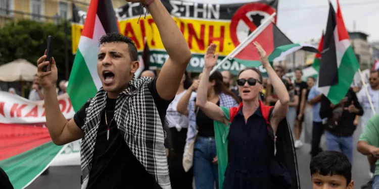 Grupos propalestinos en Grecia convocan “día de acción contra israelíes”