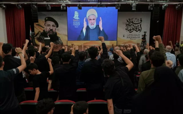 Líder de Hezbolá amenazó al gobierno libanés por política de desarme
