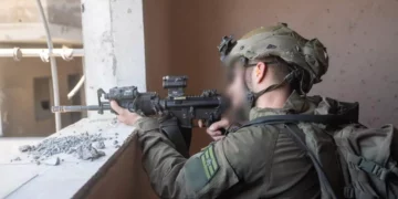 FDI destruye lanzacohetes en el norte de Gaza que disparó contra Nir Am