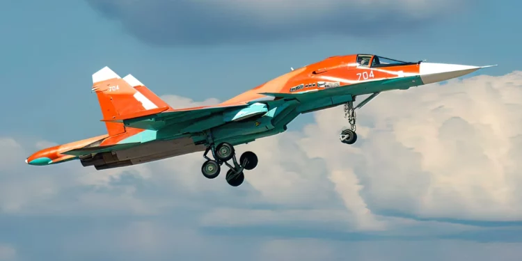 Rusia prepara entrega del Su-34M a Argelia con camuflaje desértico