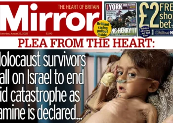 The Daily Mirror miente sobre “hambruna” en Gaza con foto de niño con enfermedad genética