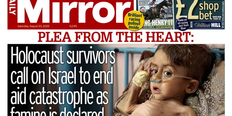 The Daily Mirror miente sobre “hambruna” en Gaza con foto de niño con enfermedad genética