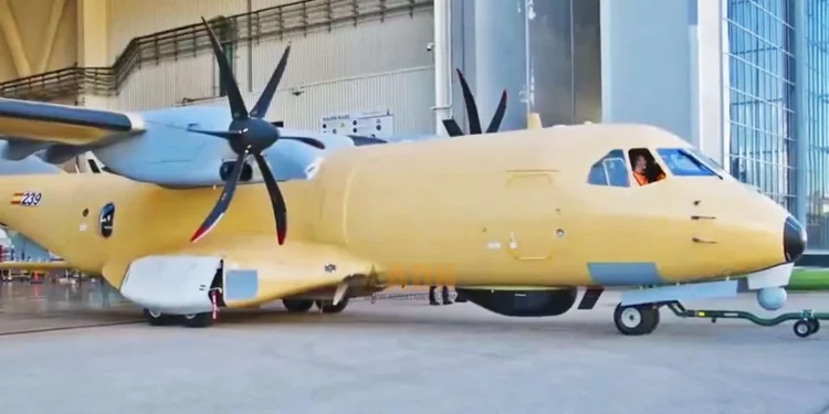Primer C295 MSA español sale de línea de ensamblaje final en Sevilla