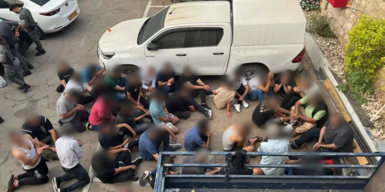 42 habitantes de Gaza que permanecen ilegalmente en Israel arrestados en Nazaret