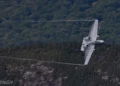 Un Maryland ANG A-10C durante un vuelo a baja altitud. (Crédito de la imagen: Andrew Kelly)