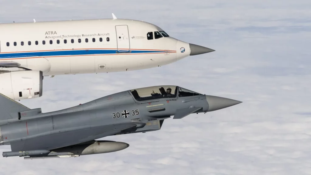 Airbus y DLR completan desarrollo del A320 ATRA para pruebas del Eurofighter