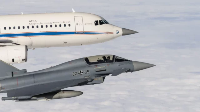 Airbus y DLR completan desarrollo del A320 ATRA para pruebas del Eurofighter