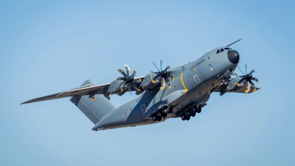 Alemania recibe el primer A400M con sistema DIRCM de proteccion