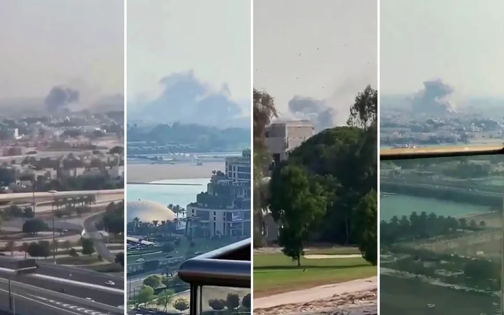 Las imágenes publicadas en las redes sociales muestran explosiones en Doha, Qatar, el 9 de septiembre de 2025. (X: utilizado de conformidad con la cláusula 27a de la Ley de Derechos de Autor) 