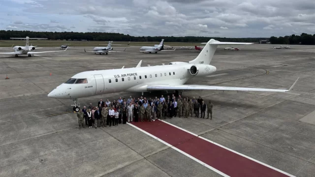 Noveno Bombardier Global 6000 entregado a la USAF para el programa BACN