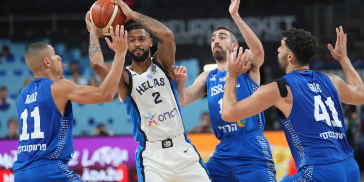 Israel pone fin a su participación en el Eurobasket tras caer por 84-79 ante Grecia