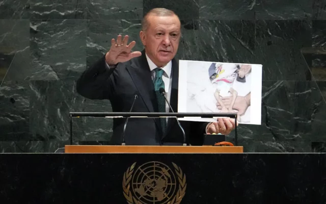 Erdogan en la ONU llama a la guerra en Gaza “genocidio”