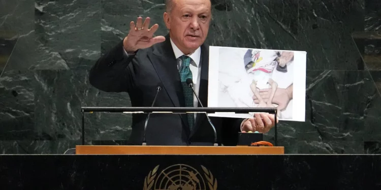 Erdogan en la ONU llama a la guerra en Gaza “genocidio”