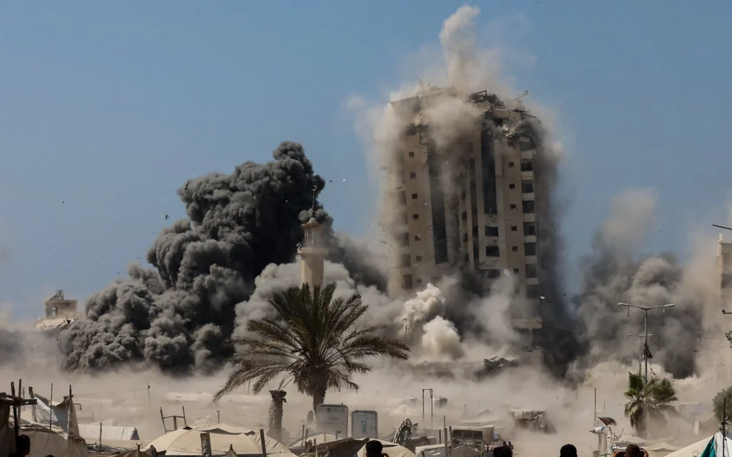 Israel destruye edificio de gran altura en la ciudad de Gaza: albergaba infraestructuras de Hamás