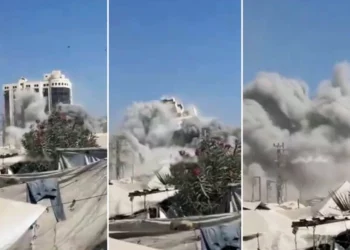 La Fuerza Aérea de Israel arrasa edificios de Hamás en la ciudad de Gaza