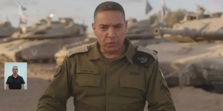 Portavoz israelí afirma que el ejército protegerá a rehenes en ofensiva en Gaza