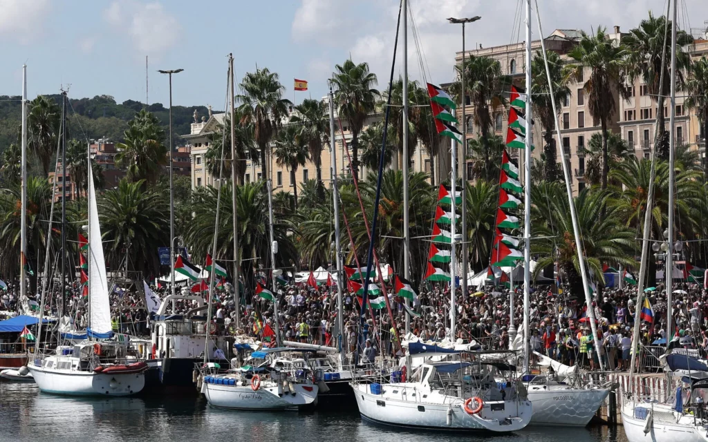 Flotilla que intentaba llegar a Gaza con Greta Thunberg regresa a Barcelona