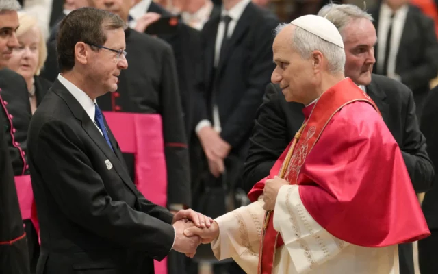 El papa León y el presidente Herzog de Israel se reunirán en el Vaticano