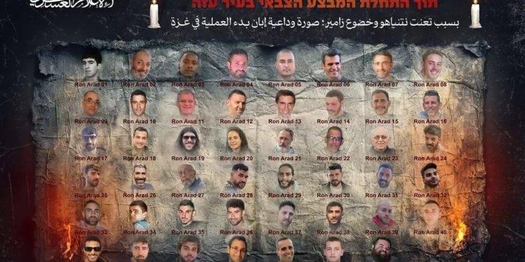 Hamás lanza nueva imagen con amenazas sobre los rehenes