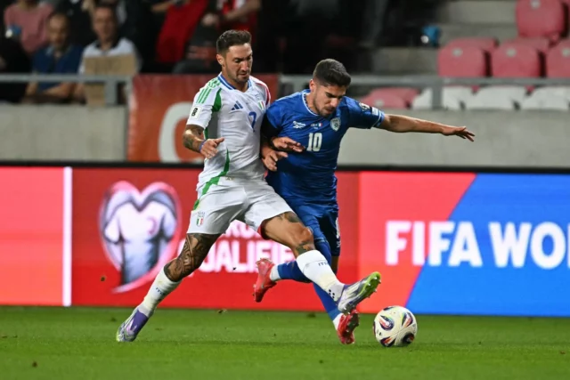 Israel pierde 5-4 ante Italia en clasificación para Copa del Mundo