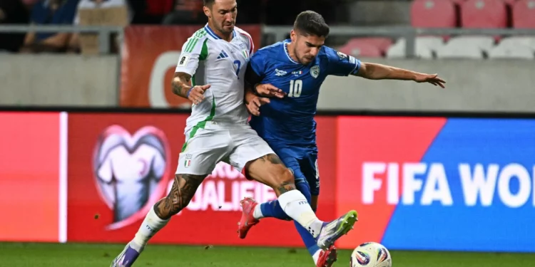 Israel pierde 5-4 ante Italia en clasificación para Copa del Mundo