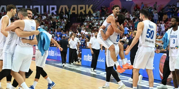Israel avanza al EuroBasket tras vencer 92-89 a Bélgica en Katowice