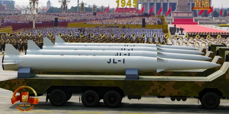 China completa su tríada nuclear con el nuevo misil balístico JL-1