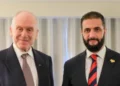 Sharaa de siria se reúne con el presidente del Congreso Judío Mundial