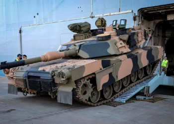 Tanques M1A2 SEPv3 Abrams probados para operaciones anfibias