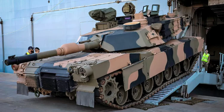 Tanques M1A2 SEPv3 Abrams probados para operaciones anfibias