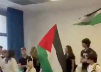 Manifestantes propalestinos golpean en clase a profesor en Italia