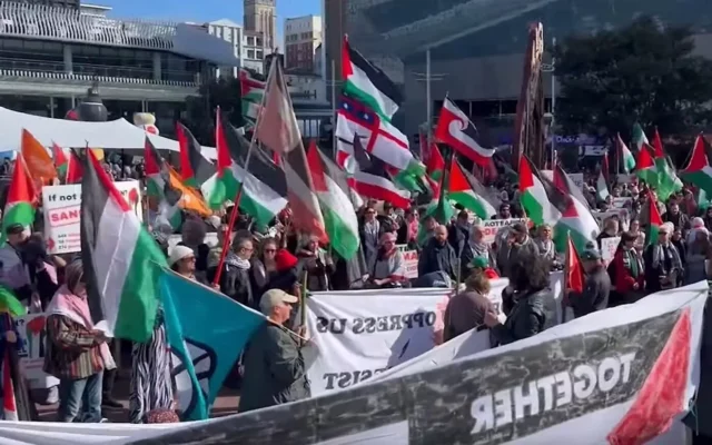 Marcha en Nueva Zelanda reúne a 50.000 que piden la eliminación de Israel