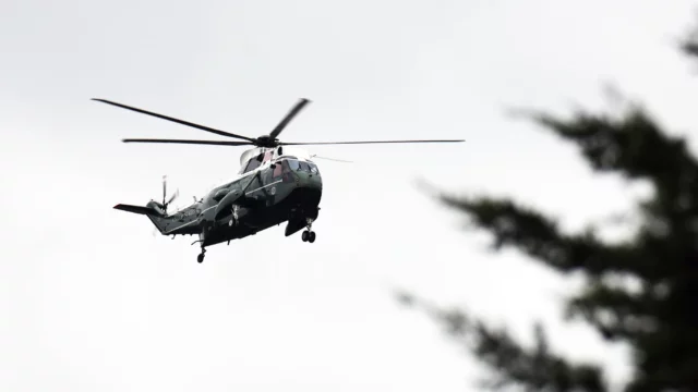 Una avería en el Marine One obliga al presidente Trump a cambiar de helicóptero