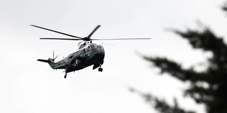 Una avería en el Marine One obliga al presidente Trump a cambiar de helicóptero