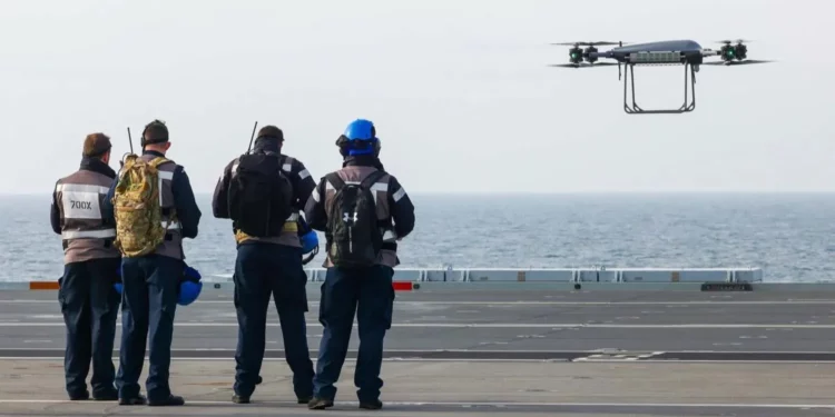 El UAS Malloy T-150 de la Royal Navy está listo para el servicio de primera línea