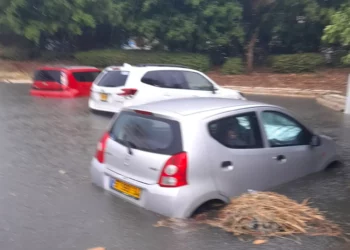 Más de 100 mm de lluvia rompen récord septembrino en Nahariya