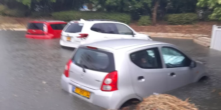 Más de 100 mm de lluvia rompen récord septembrino en Nahariya