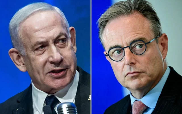 Netanyahu califica al primer ministro belga de “débil” por sus planes de reconocer un Estado palestino