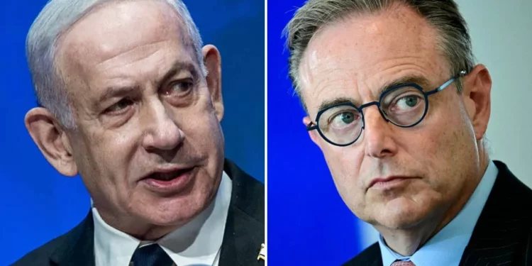 Netanyahu califica al primer ministro belga de “débil” por sus planes de reconocer un Estado palestino