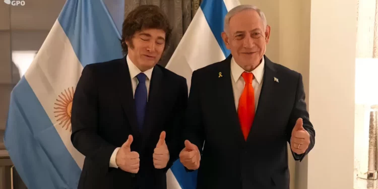 Netanyahu se reunió con el presidente Milei de Argentina