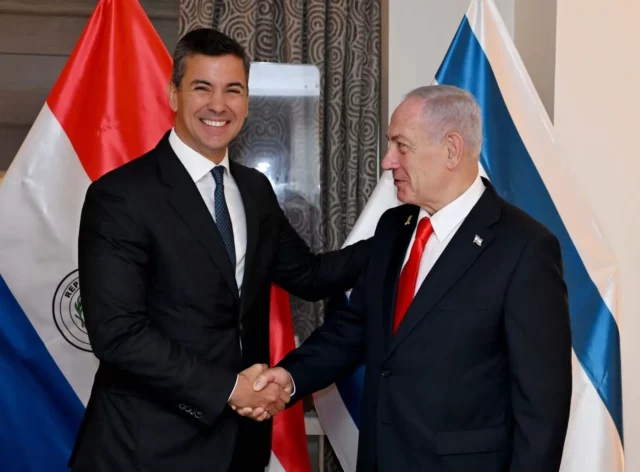 Netanyahu se reúne con presidente paraguayo en Nueva York