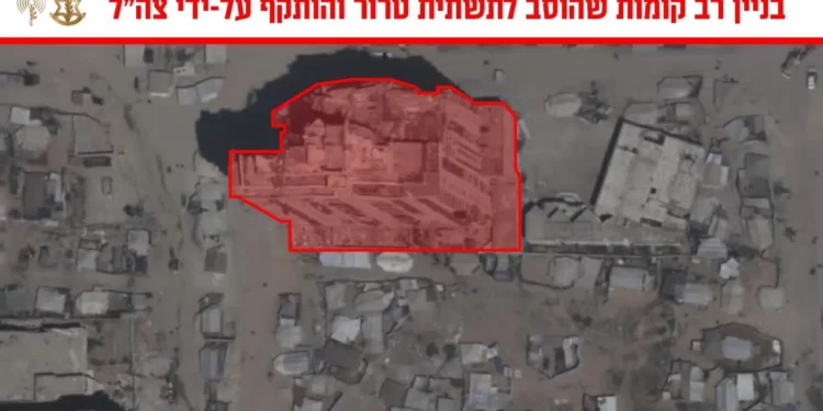Las FDI atacaron un rascacielos de la ciudad de Gaza empleado por Hamás