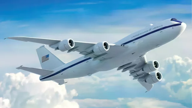 El nuevo avión SAOC E-4C inicia pruebas de vuelo para reemplazar al E-4B