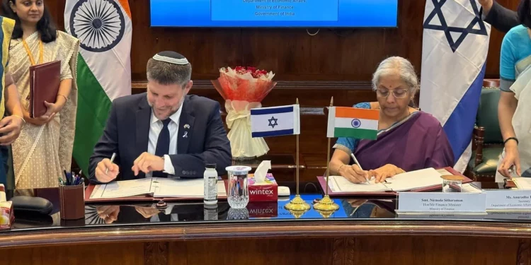 Israel y la India firman acuerdo bilateral de inversión para fomentar relaciones comerciales