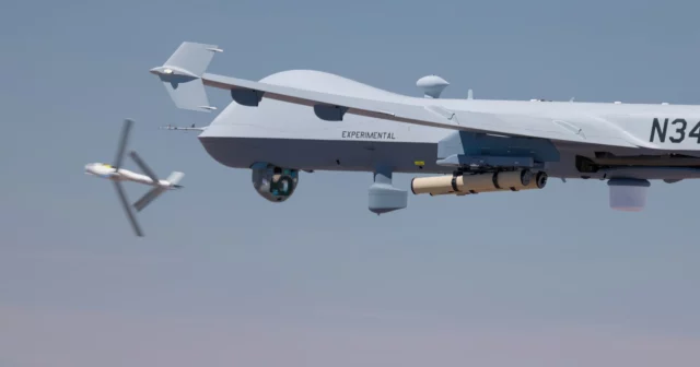 MQ-9 Reaper lanza por primera vez la munición merodeadora Switchblade 600