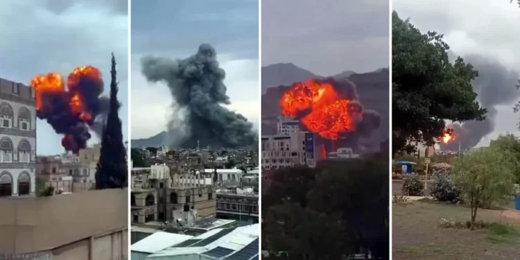 Israel realiza ataques aéreos en Saná contra objetivos hutíes